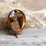 Miroir pivotant scandinave années 60, design Luxus, Kristiansson gentlemen designers