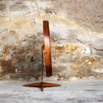 Miroir pivotant scandinave années 60, design Luxus, Kristiansson gentlemen designers