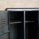 Armoire deux portes, vestiaire, rangement en métal, style indus Gentlemen Designers