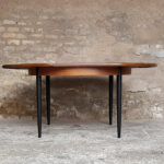 table_manger_ronde_pieds_noir_teck_vintage_unique_original_gentlemen_designers_strasbourg_paris_alsace_handschuheim_bas-rhin_france-(1)