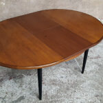 table_manger_ronde_pieds_noir_teck_vintage_unique_original_gentlemen_designers_strasbourg_paris_alsace_handschuheim_bas-rhin_france-(8)
