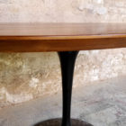 Table_teck_massif_birmanie_ovale_pied_noir_tulipe_sur_mesure_vintage_unique_original_gentlemen_designers_strasbourg_paris_alsace_handschuheim_bas-rhin_france-(1)