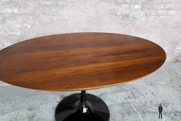 Table_teck_massif_birmanie_ovale_pied_noir_tulipe_sur_mesure_vintage_unique_original_gentlemen_designers_strasbourg_paris_alsace_handschuheim_bas-rhin_france-(1)