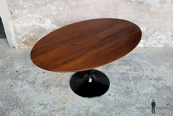 Table_teck_massif_birmanie_ovale_pied_noir_tulipe_sur_mesure_vintage_unique_original_gentlemen_designers_strasbourg_paris_alsace_handschuheim_bas-rhin_france-(1)