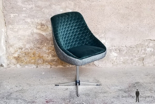 Fauteuil_tissus_vert_gris_texture_volume_pieds_metal_sur_mesure_vintage_unique_original_gentlemen_designers_strasbourg_paris_alsace_handschuheim_bas-rhin_france-(2)