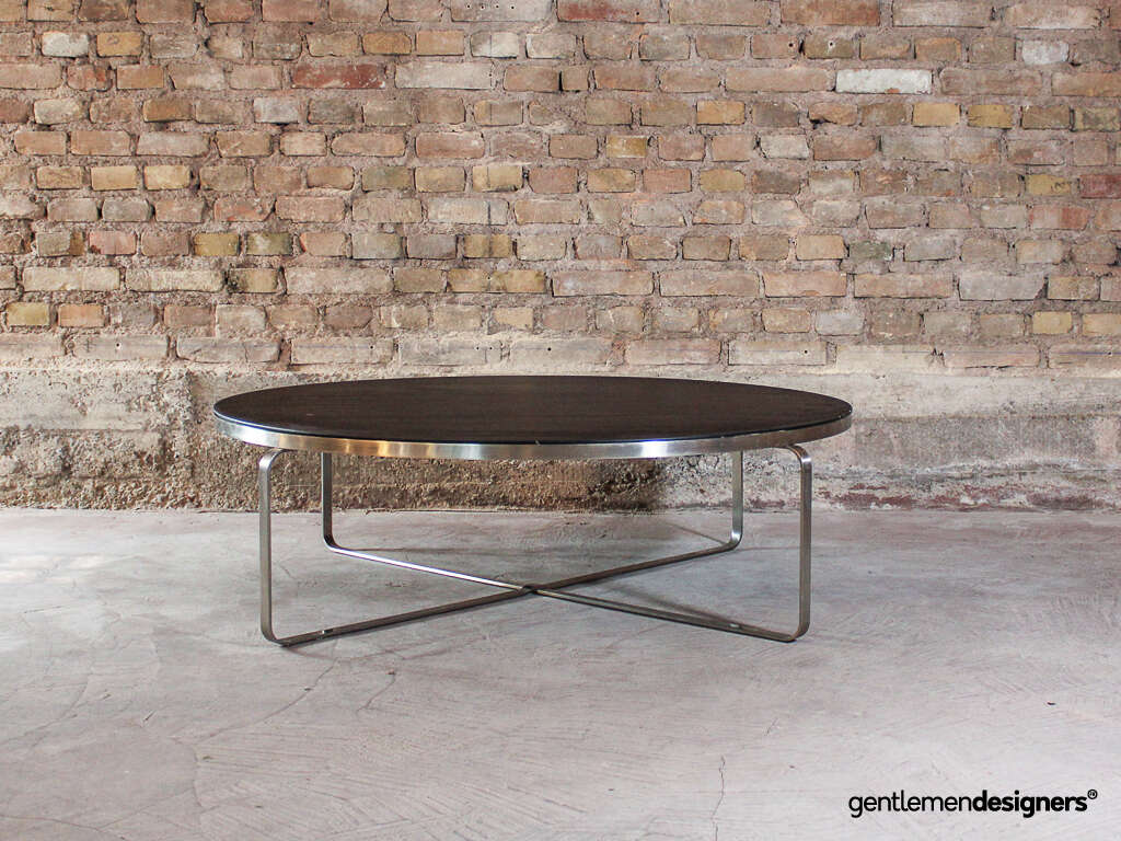 Grande Table Basse Ronde Design Flexform Made In Italie Circa