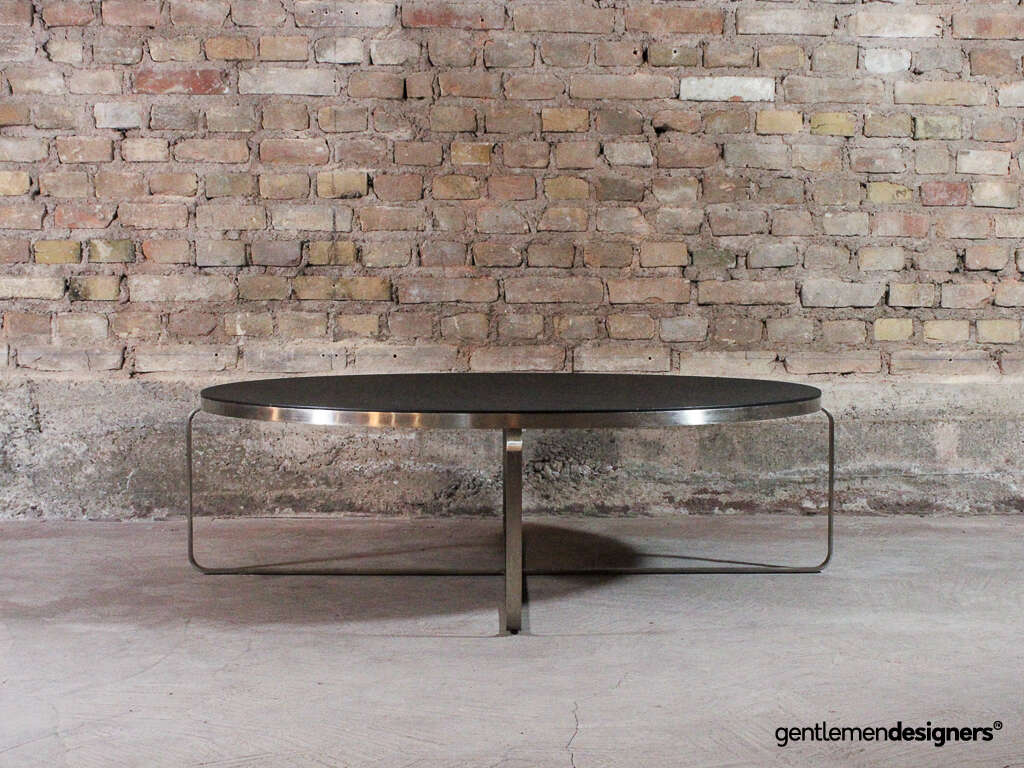 Grande Table Basse Ronde Design Flexform Made In Italie Circa