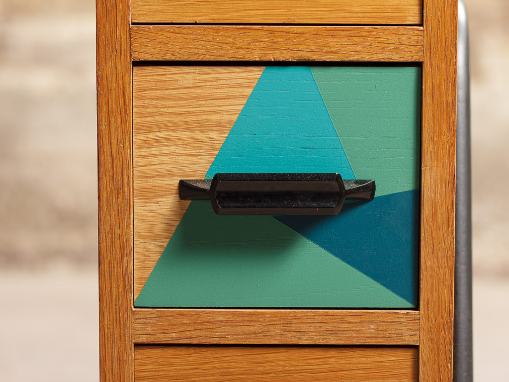 rénovation relooking bureau vintage 