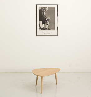 Table basse en chêne (80x55cm)
