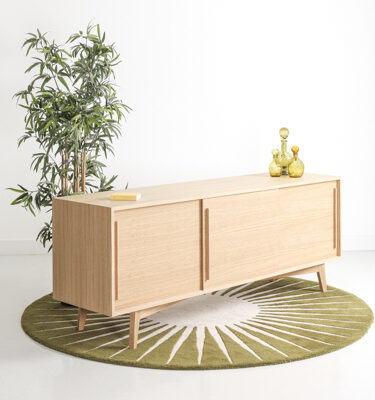 buffet sur mesure en chêne style scandinave