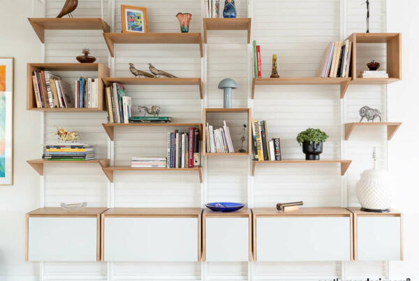 bibliothèque et étagère modulable sur mesure
