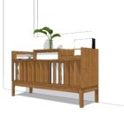 meuble à rangement pour vinyles
