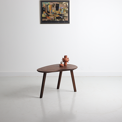 Table basse vintage forme organique
