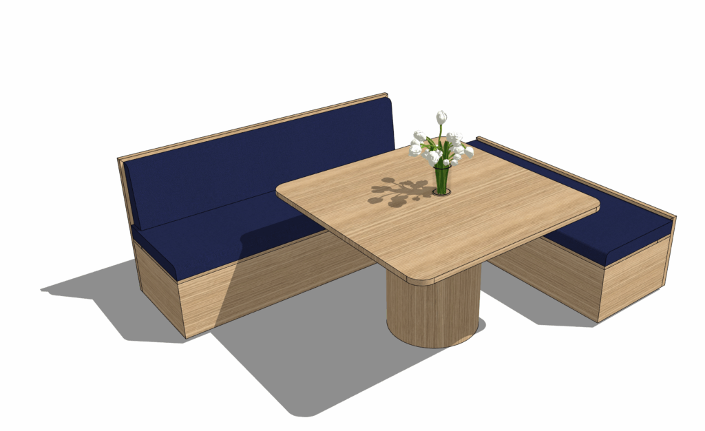banquette sur mesure artisanat