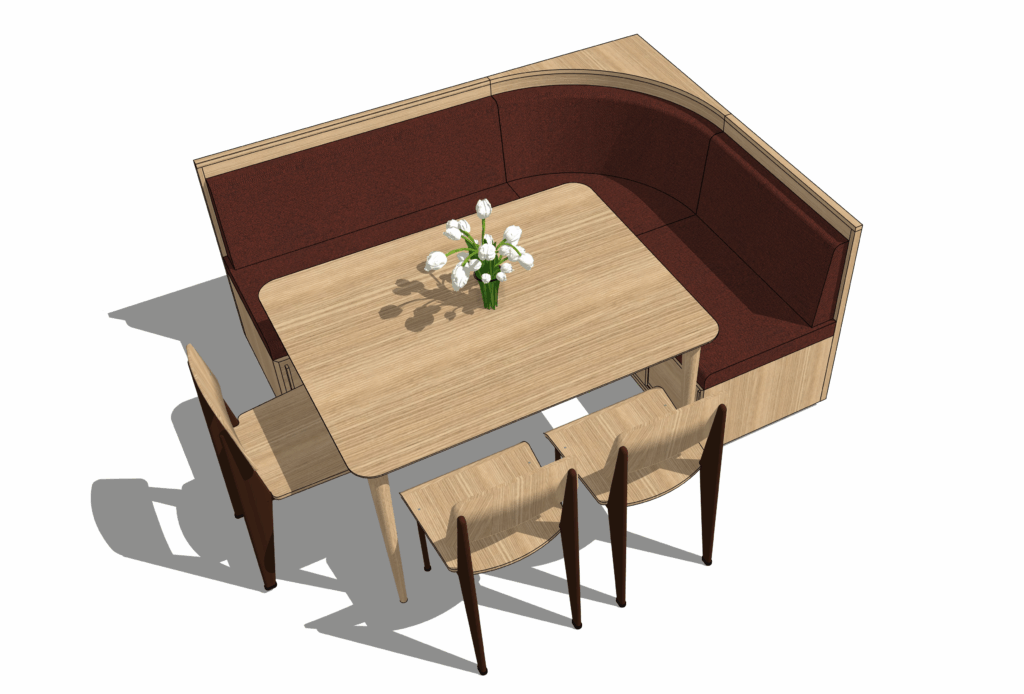 banquette sur mesure coin repas