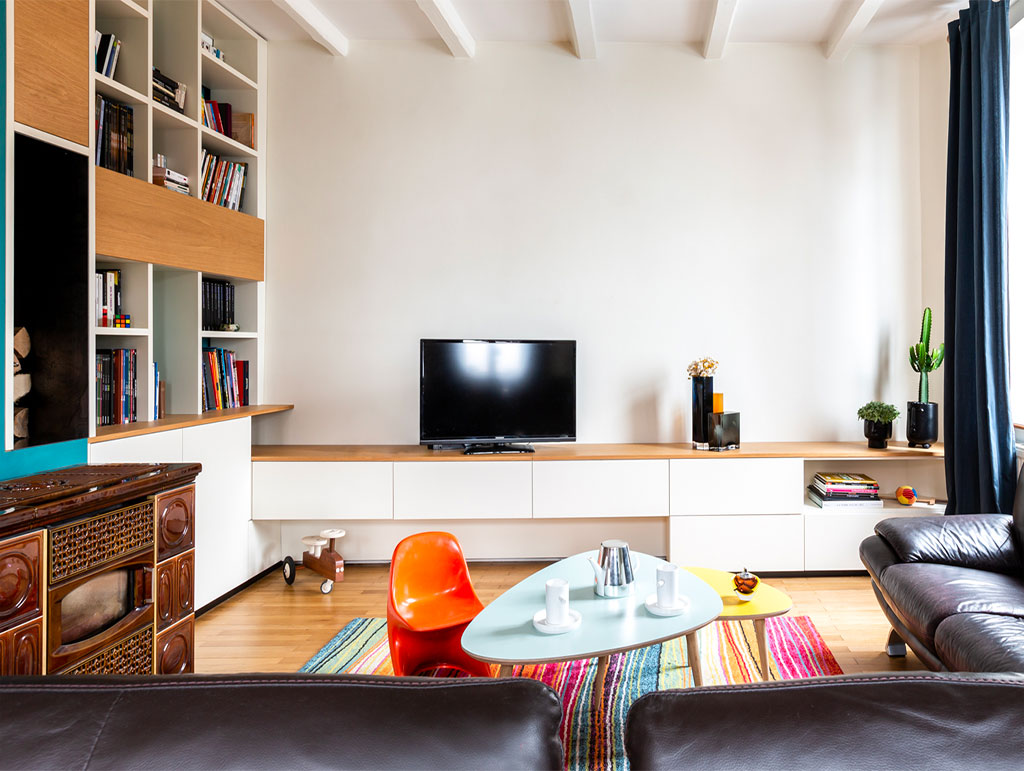 Meuble TV suspendu design