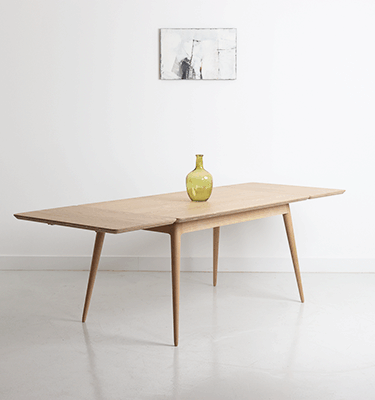 table à manger extensible style scandinave