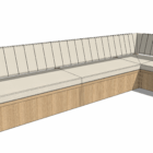 Banquette d'angle sur mesure tendance et design