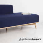 Méridienne sur mesure bleu marine