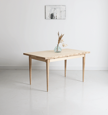 Table avec manger extensible sur la largeur